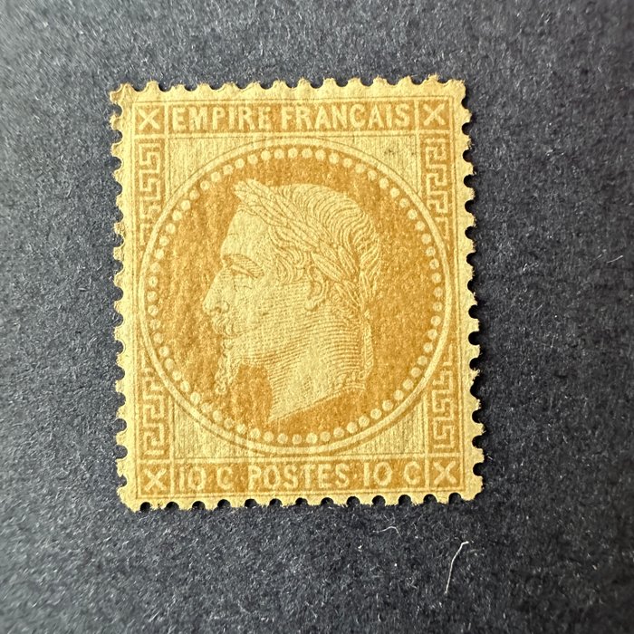 Frankrig  - Napoleon 10c Bistre YT 28B - NYHED *