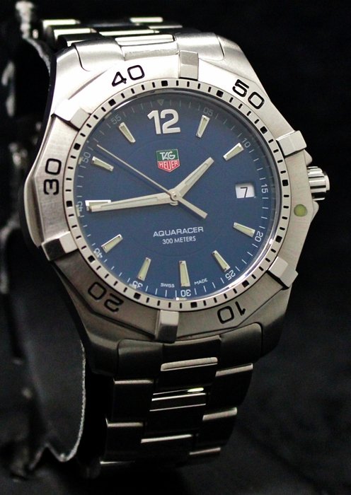 TAG Heuer - Aquaracer Blue Swiss - Ingen mindstepris - WAF1113 - Mænd - 1990-1999