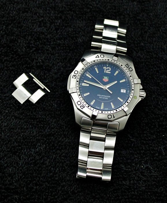 TAG Heuer - Aquaracer Blue Swiss - Ingen mindstepris - WAF1113 - Mænd - 1990-1999