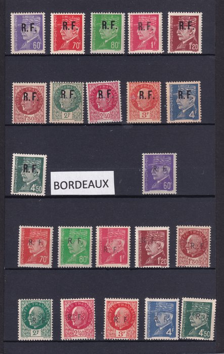 Frankrig  - Befrielse af BORDEAUX ** Type I og II - Mayer