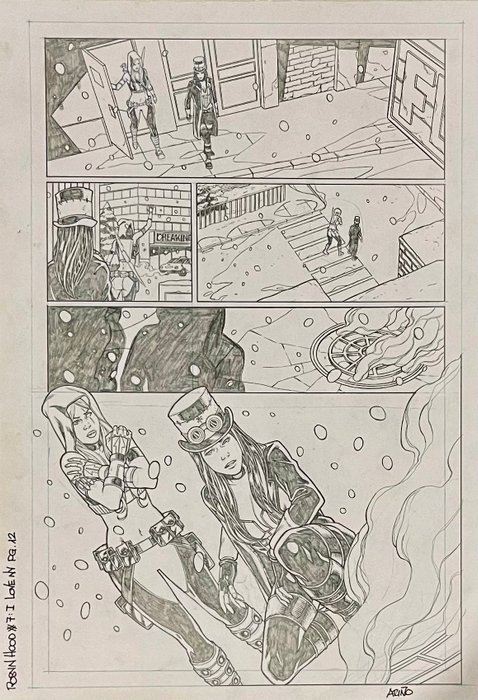 Ariño, Sergio - 1 Original page - Robyn Hood: I love NY #7, page 12