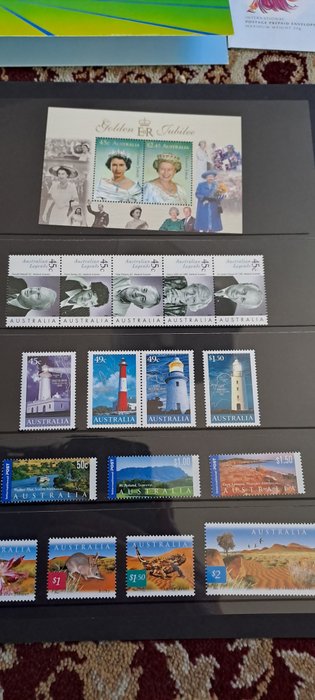 Australien  - Australiens mest moderne MNH (nominelt $285) + stemplet og Cocos Islands