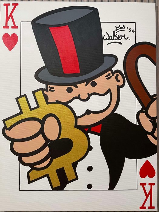 Xavier Van Walsem (1980) - Mr monopoly Bitcoin logo