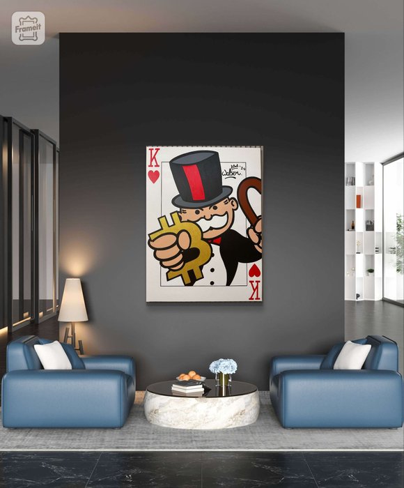 Xavier Van Walsem (1980) - Mr monopoly Bitcoin logo