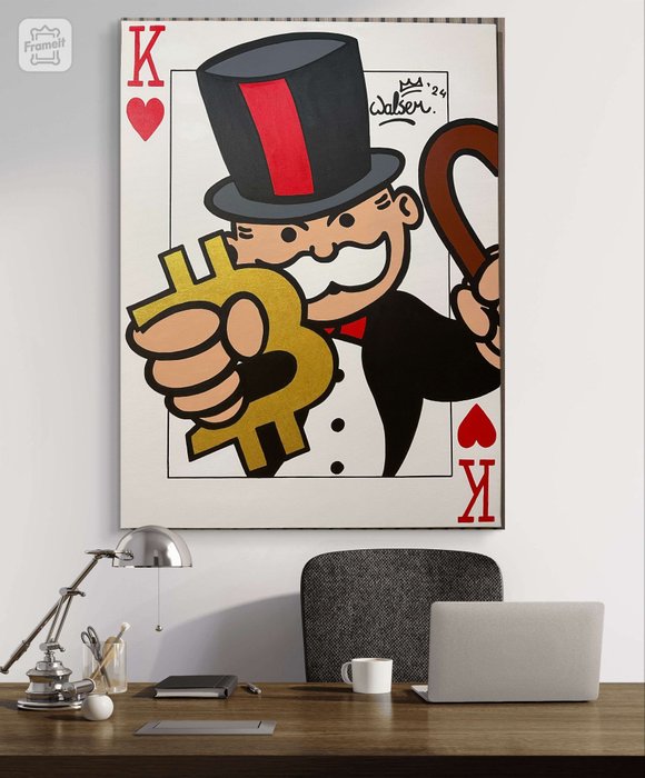 Xavier Van Walsem (1980) - Mr monopoly Bitcoin logo