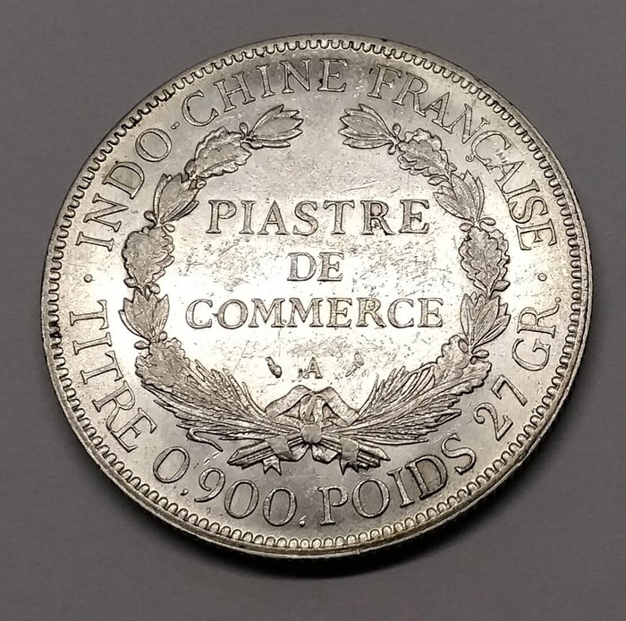 Fransk Indokina. Piastre de Commerce 1925  (Ingen mindstepris)