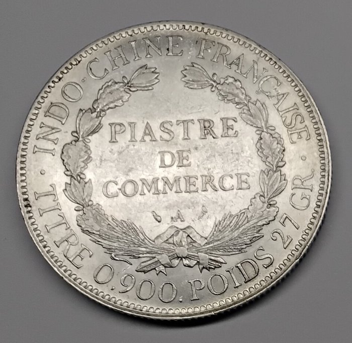 Fransk Indokina. Piastre de Commerce 1925  (Ingen mindstepris)