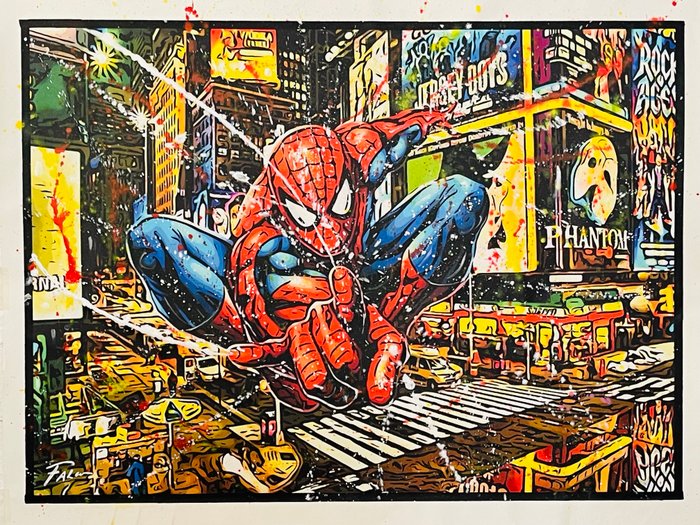 Joaquim Falco (1958) - Spiderman in Manhattan. XXL