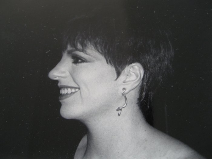 Hollywood Legend - Liza Minelli - Original autograph, signed in person together with Maxi Photo