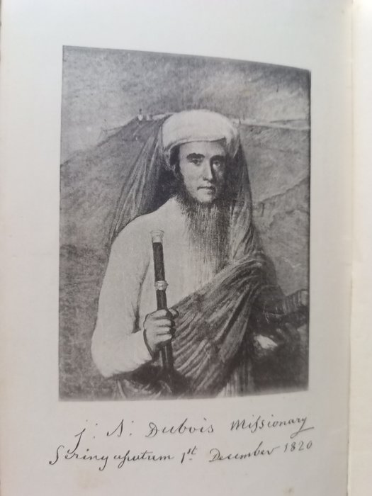 Abbe' Jean Antoine Dubois - Hindu manners customs and ceremonies - 1897