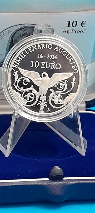 Italien. 10 Euro 2014 "Augusto" Proof  (Ingen mindstepris)