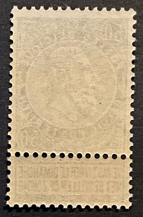 Belgien 1893/1900 - Leopold II Fint skæg - 50c Grå - POSTFRIS - Flot center - OBP 63