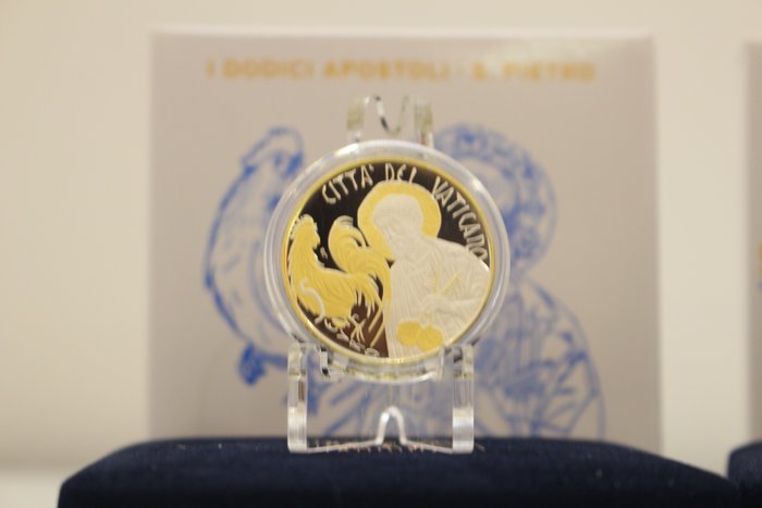 Vatikanstaten. 5 Euro / 10 Euro 2022 "Serie Argento con Oro" Proof (3 monete)