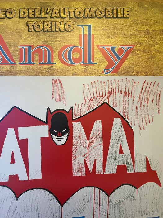 Andy Warhol (after) - Poster Pubblicitario-BATMAN-MUSEO DELL’AUTOMOBILE DI TORINO (ANDY WARHOL) - 1990‹erne