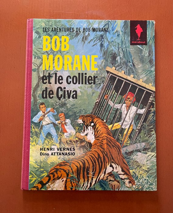 Bob Morane T4 - Et le collier de civa - C - 1 Album - Første udgave - 1963