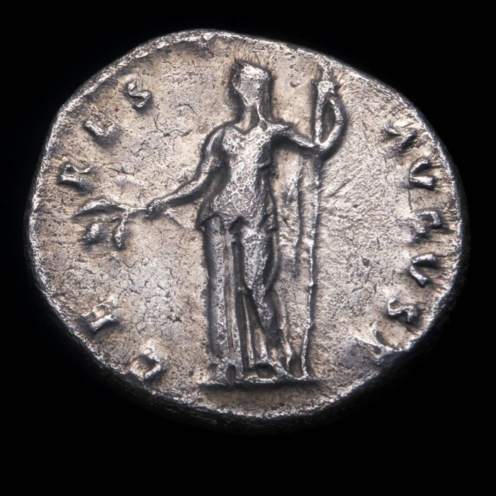 Romarriket. Titus (AD 79-81). Denarius Roma - CERES AVGVST  (Ingen mindstepris)