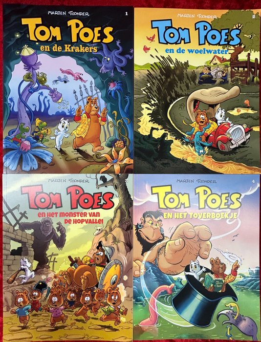 Bommel en Tom Poes 1 t/m 12 - Complete set Tom Poes avonturen - 12 Album - Genoptryk - 2016/2023