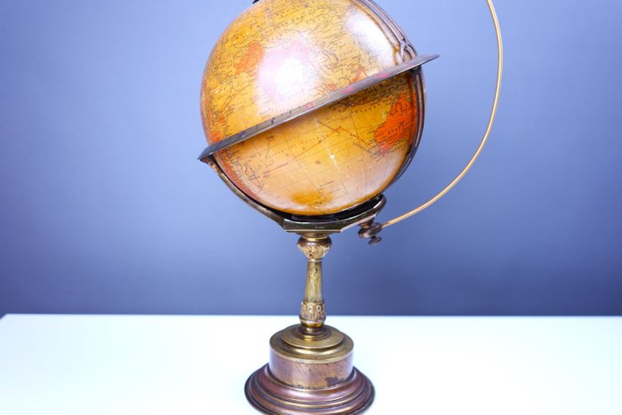 Astronomisk ur - Britisch patent empire clock -  Antik - Papmache - 1900-1910 - Klodeur