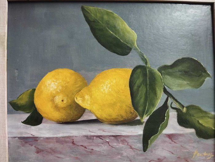 Franco Bencivenga (1953) - Limoni con foglie