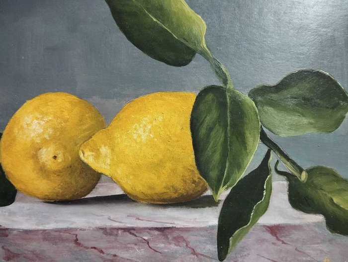 Franco Bencivenga (1953) - Limoni con foglie