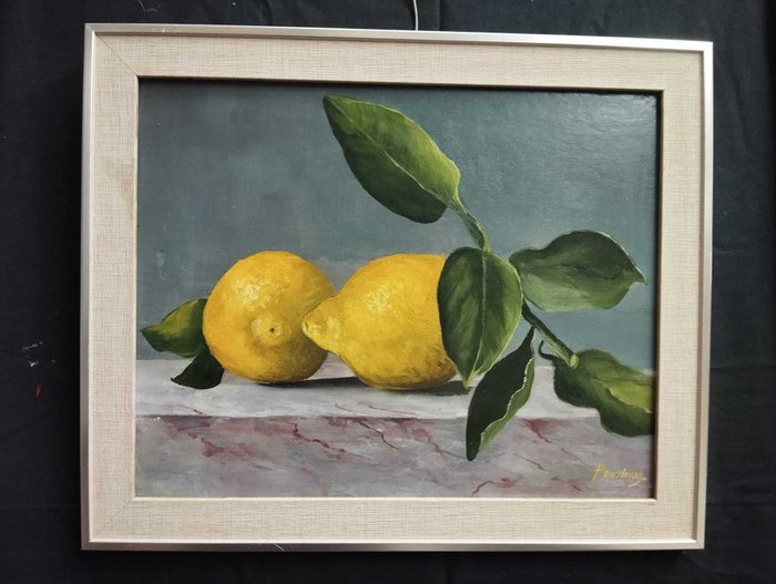 Franco Bencivenga (1953) - Limoni con foglie