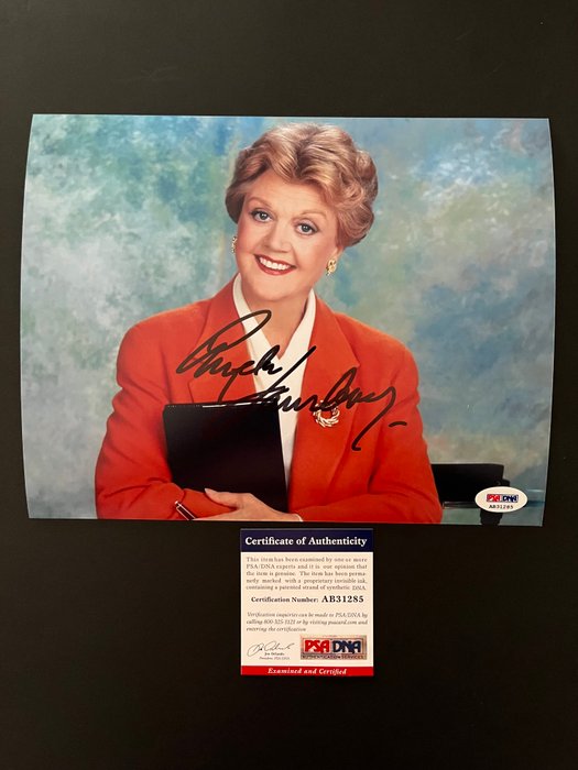 Murder She Wrote (TV Series) - Angela Lansbury as Jessica Fletcher - Signed in Person - with PSA/DNA Certificate - Autograph photo - No Reserve!