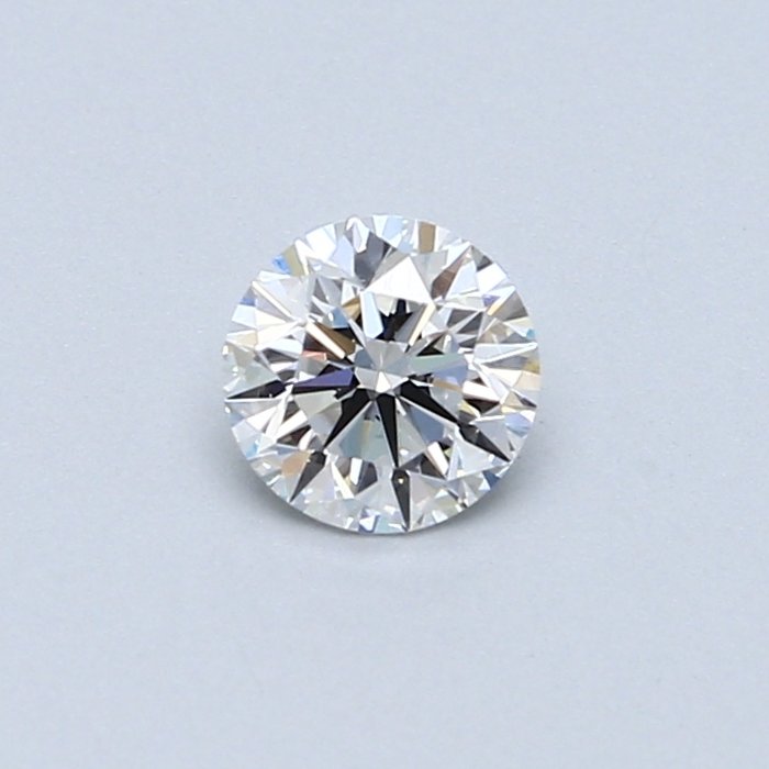 1 pcs Diamant  (Natur)  - 050 ct - Rund - D (farveløs) - VVS2 - Gemological Institute of America (GIA)