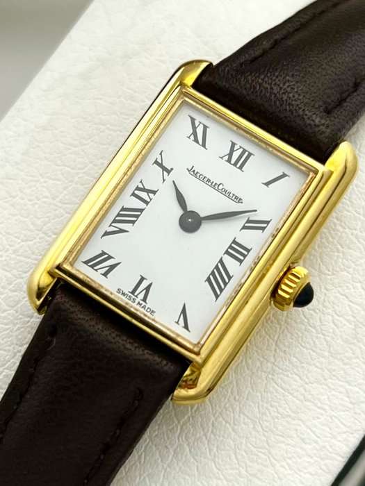 Jaeger-LeCoultre - 18K Gold Case Vintage Roman Numerals Tank - Cal 846 - Kvinder - 1970-1979