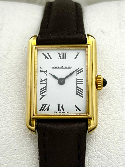 Jaeger-LeCoultre - 18K Gold Case Vintage Roman Numerals Tank - Cal 846 - Kvinder - 1970-1979