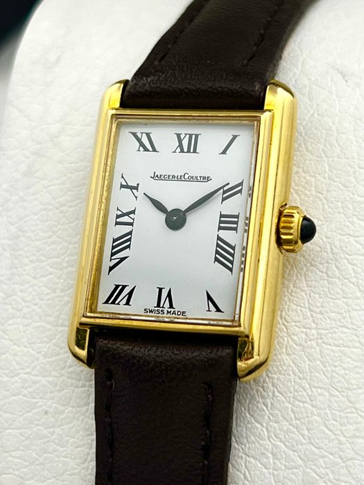 Jaeger-LeCoultre - 18K Gold Case Vintage Roman Numerals Tank - Cal 846 - Kvinder - 1970-1979