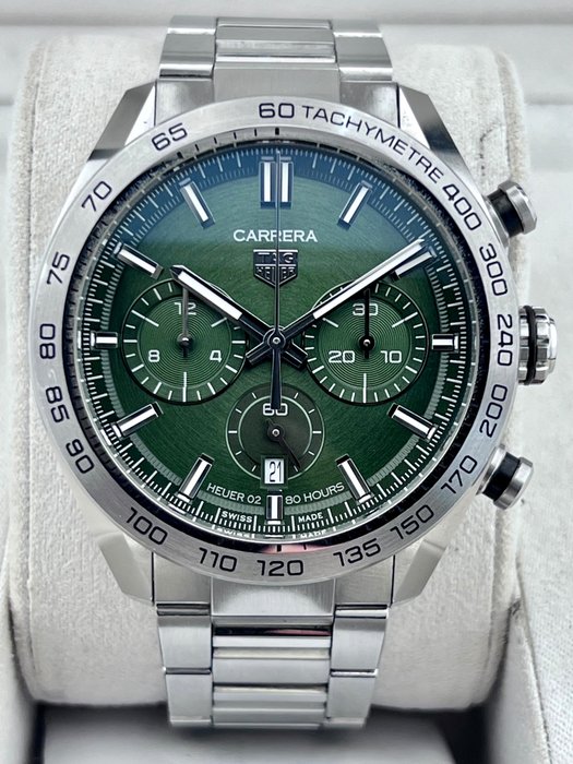 TAG Heuer - Carrera Calibre Heuer 02 Automatic Green - CBN2A10 - Mænd - 2011-nu