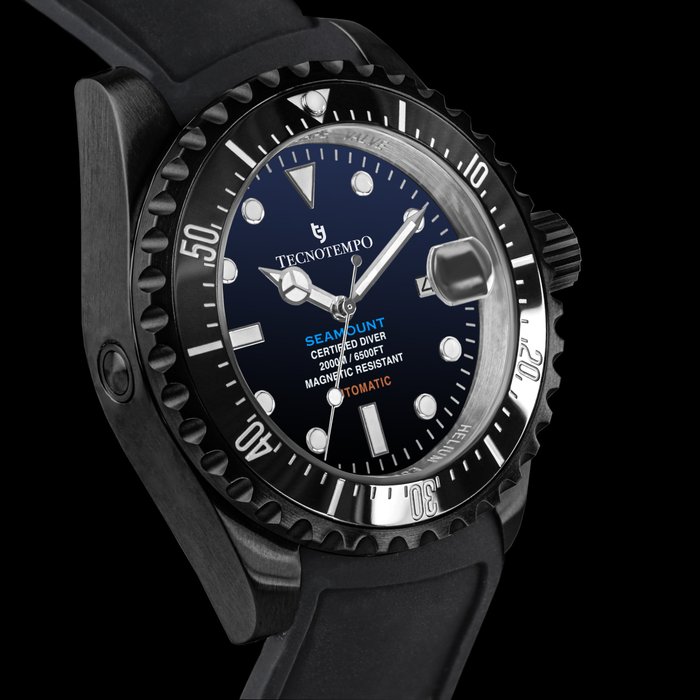 Tecnotempo - Diver 2000M "SEAMOUNT" - Automatic - Limited Edition - - TT.2000S.GNB - Mænd - 2011-nu