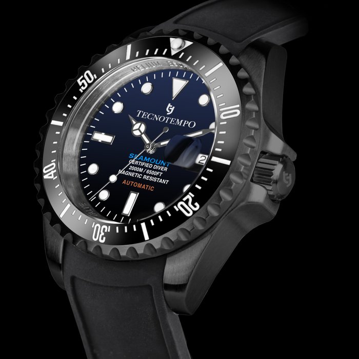 Tecnotempo - Diver 2000M "SEAMOUNT" - Automatic - Limited Edition - - TT.2000S.GNB - Mænd - 2011-nu