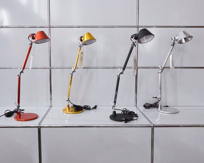 Artemide - Michele De Lucchi, Giancarlo Fassina - Skrivebordslampe - Tolomeo Micro - Aluminium - VÆLG DIN FARVE