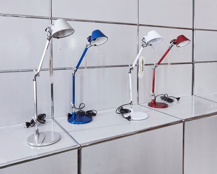 Artemide - Michele De Lucchi, Giancarlo Fassina - Skrivebordslampe - Tolomeo Micro - Aluminium - VÆLG DIN FARVE