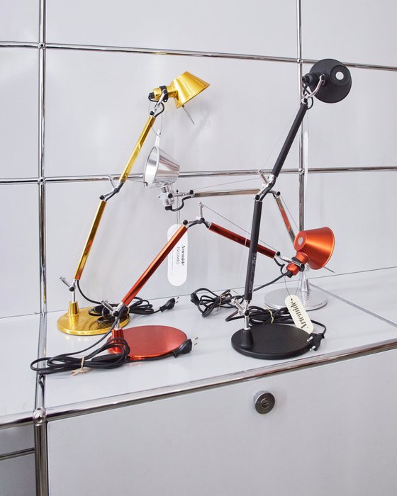 Artemide - Michele De Lucchi, Giancarlo Fassina - Skrivebordslampe - Tolomeo Micro - Aluminium - VÆLG DIN FARVE