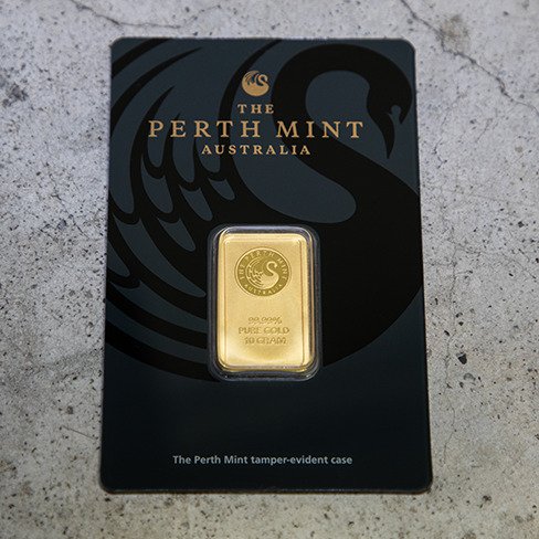 10 gram - Guld 999 - Perth Mint - Forseglet  (Ingen mindstepris)