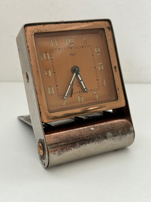 Rejseur - Jaeger-Lecoultre -  Art Deco Forgyldt, Læder - 1940-1950 - Ingen minimumspris