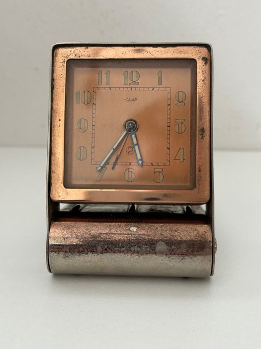 Rejseur - Jaeger-Lecoultre -  Art Deco Forgyldt, Læder - 1940-1950 - Ingen minimumspris