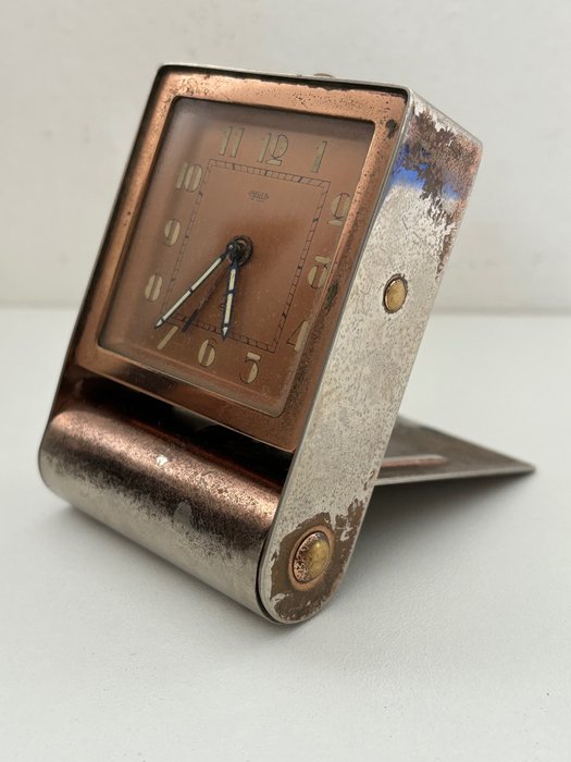 Rejseur - Jaeger-Lecoultre -  Art Deco Forgyldt, Læder - 1940-1950 - Ingen minimumspris