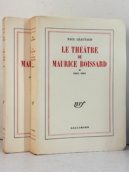 Paul Léautaud - Le Théâtre de Maurice Boissard 1907-1914  1915-1941 [EO 1/81] - 1958