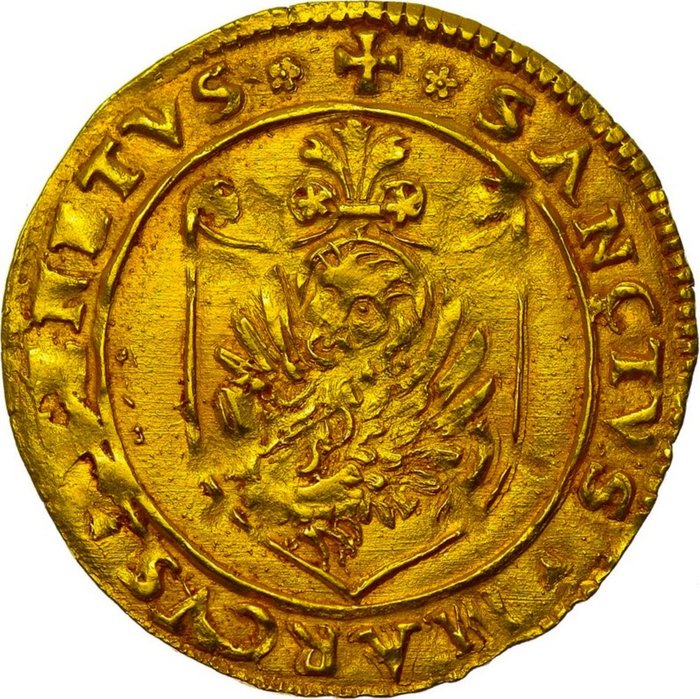 Italien, Republikken Venedig Doge Andrea Gritti (1523-1538). 1 Scudo D'oro