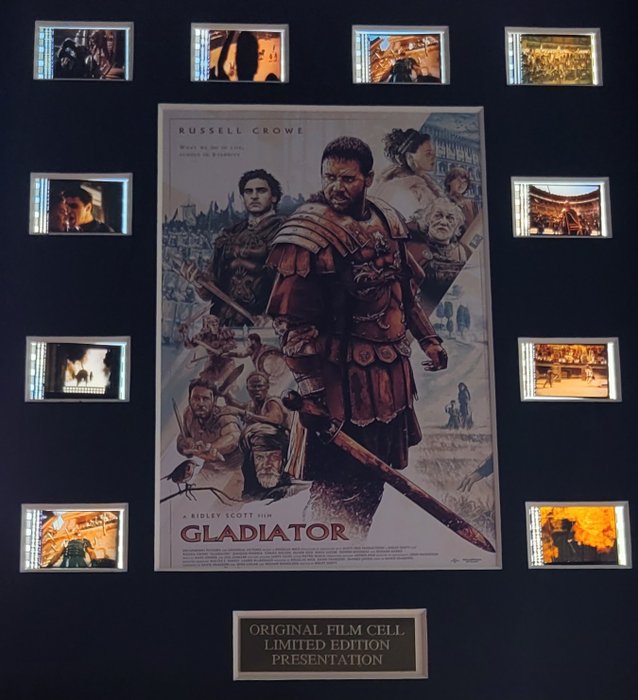 Gladiator - Framed Film Cell Display with COA