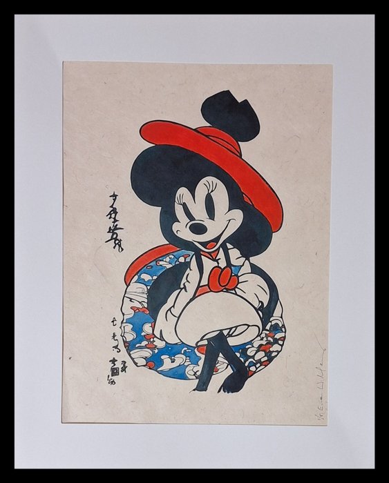 Emma Wildfang - Minnie Mouse - "Tribute series - Icons Reimagined "Katsushika Hokusai"