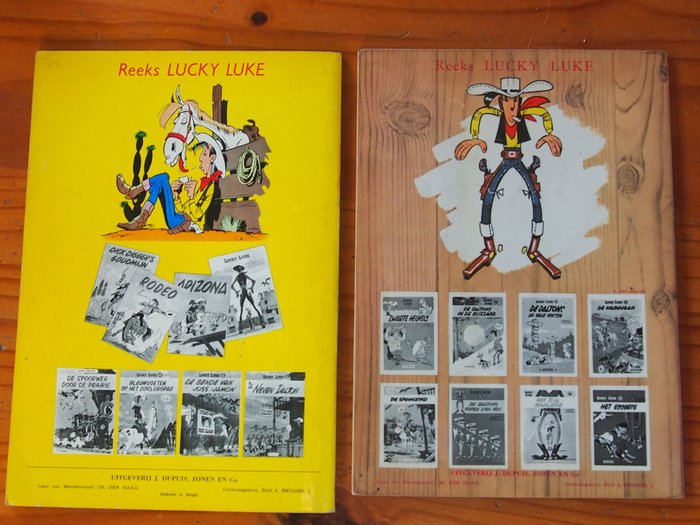 Lucky Luke 13, 30 - De rechter - Calamity Jane - 2 Album - Første udgave - 1956/1967