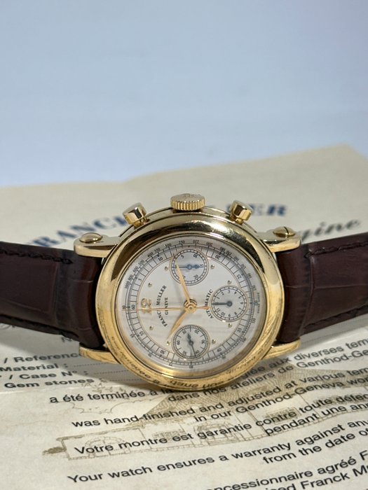 Franck Muller - Chronograph Yellow Gold - 7000 CC - Unisex - 1990-1999