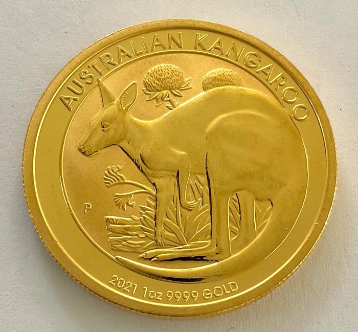 Australien. 100 Dollars 2021 - Kangaroo - 1 oz