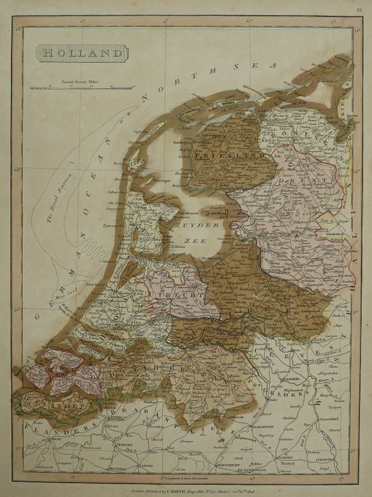 Holland - provinser; C Smith - Holland - 1801-1820