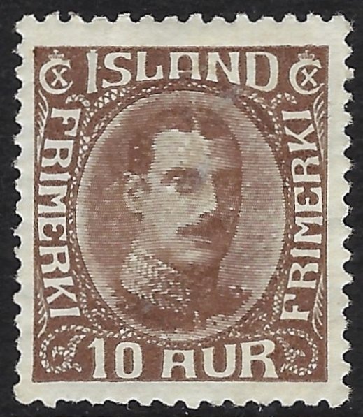 Island 1931/34 - Christian X medaljer til 10k - Nº 153 +