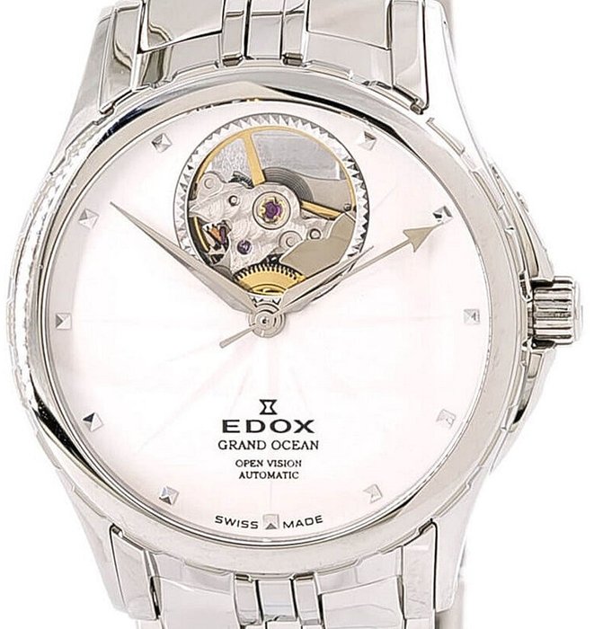 Edox 85013-3-AIN Grand Ocean Open Heart Automatic - Kvinder - 2011-nu